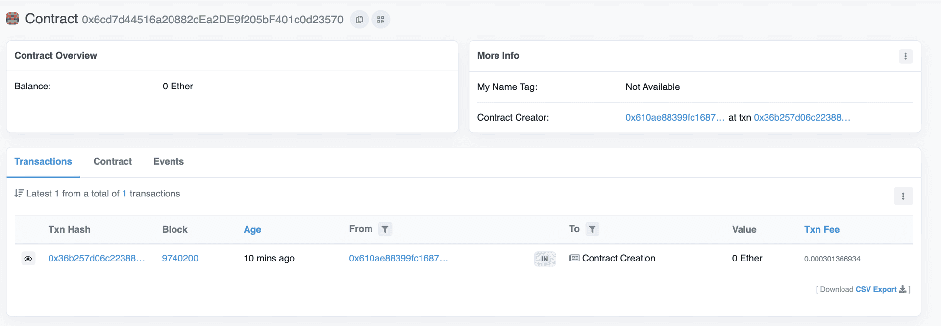 etherscan contract